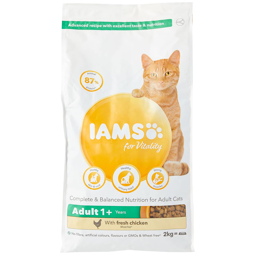 IAMS Chicken Adult Dry Cat Food 2kg