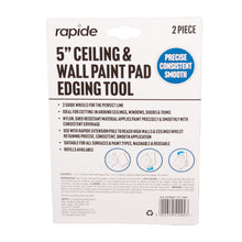 Load image into Gallery viewer, Rapide 5&#39;&#39; Ceiling &amp; Wall Paint Pad Edging Tool
