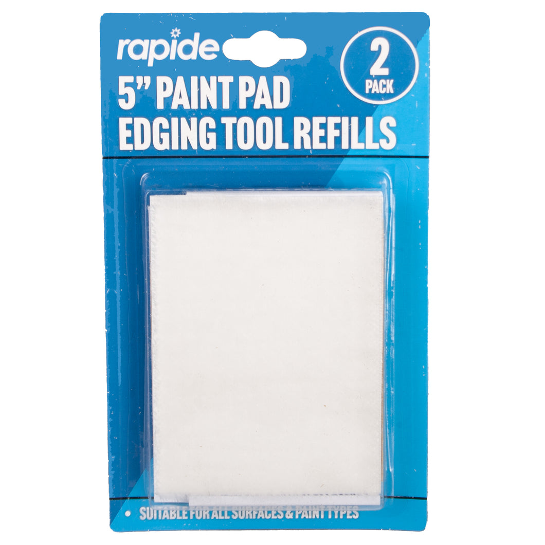 Rapide 5'' Paint Pad Edging Tool Refills 2 Pack