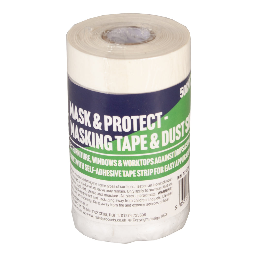 Rapide Mask & Protect Masking Tape & Dust Sheet