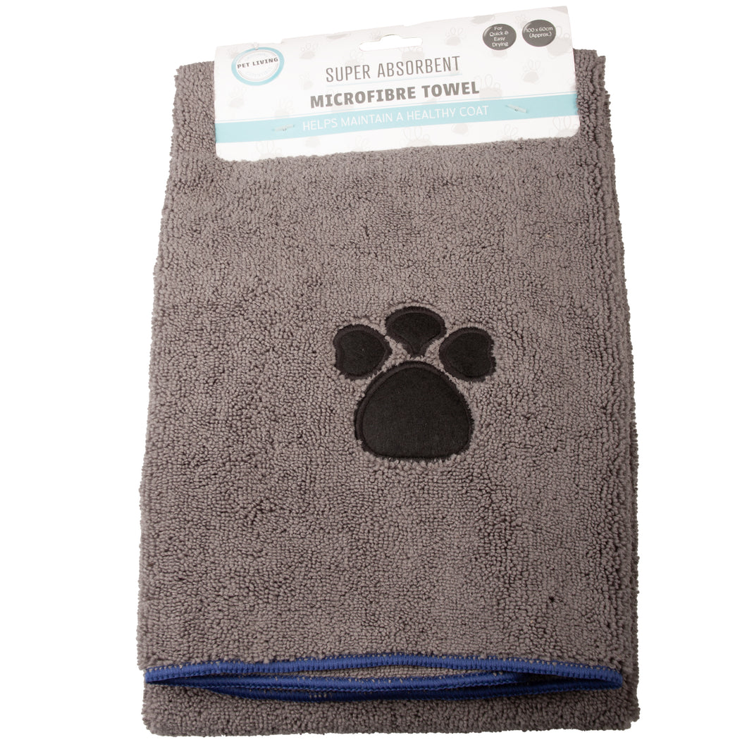 Pet Living Essentials Super Absorbent Microfibre Towel