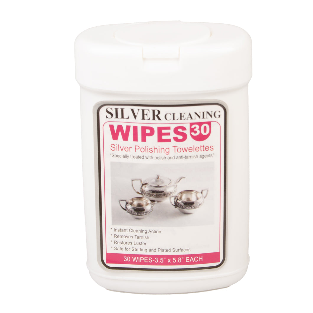 Silver Cleaning Wipes 30 Pack