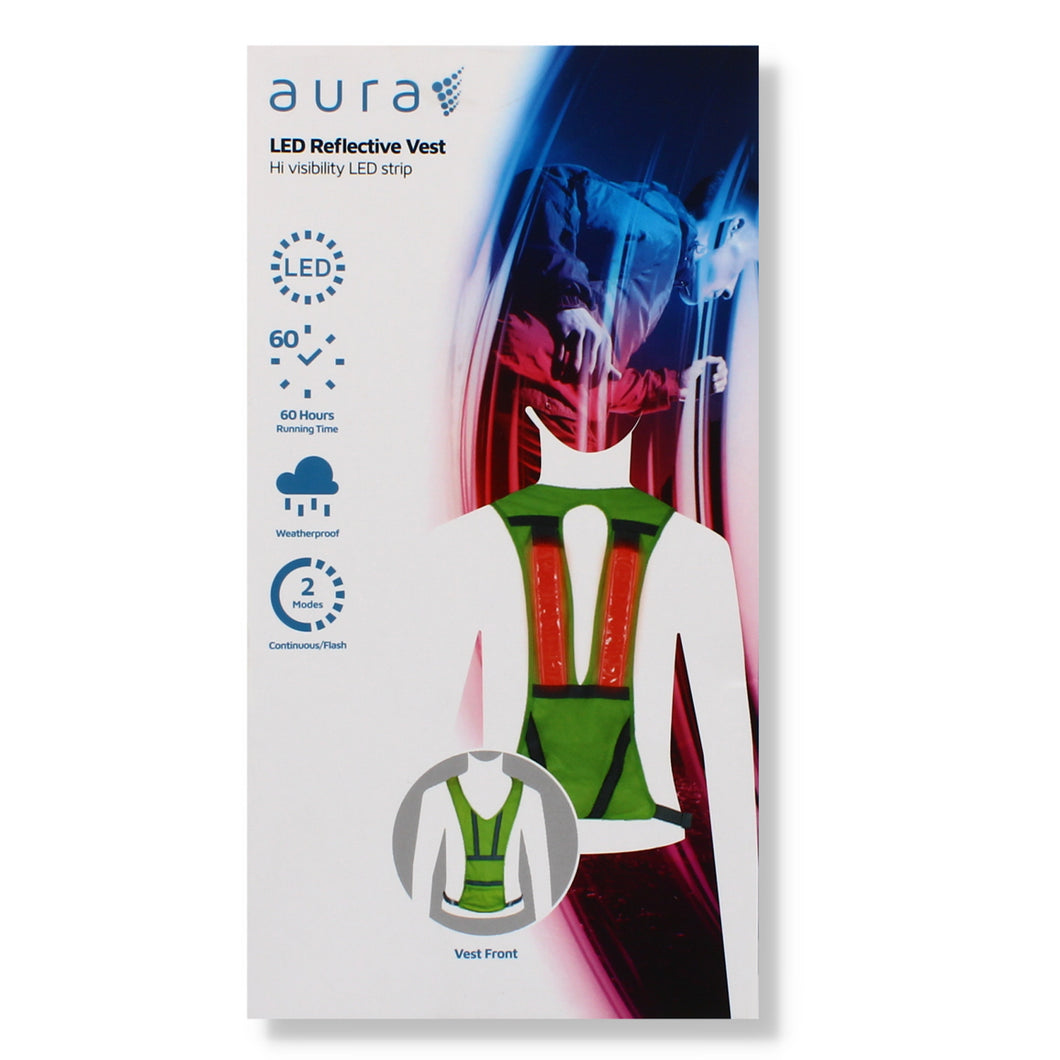 Aura LED High Vis Reflective Vest