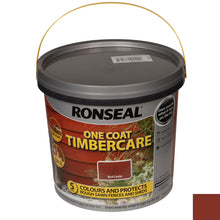 Load image into Gallery viewer, Ronseal Red Cedar One Coat Timbercare Paint 5L

