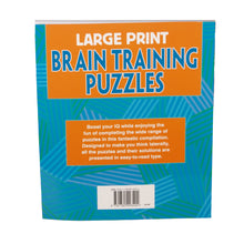 Load image into Gallery viewer, Large Print Brain Training Puzzles

