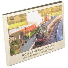 Load image into Gallery viewer, Travel By Train Collection 20 Notecards &amp; Envelopes
