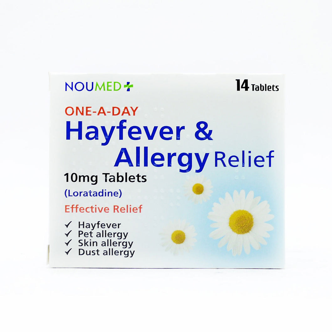 Noumed Loratadine Hayfever & Allergy Relief 10mg 14 Pack