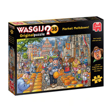 Load image into Gallery viewer, Wasgij Original 38 Market Meltdown Jigsaw Puzzle 1000pcs
