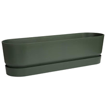 Load image into Gallery viewer, Elho Greenville Green Long Trough 70cm
