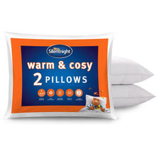 Load image into Gallery viewer, Silentnight Set Of 2 Warm &amp; Cosy Luxury Pillows
