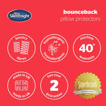 Load image into Gallery viewer, Silentnight Bounceback Pillow Protectors 2 Pack
