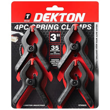 Load image into Gallery viewer, Dekton 3&#39;&#39; Spring Clamps 4 Pack
