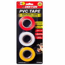 Load image into Gallery viewer, Dekton PVC Tape 13m 3 Pack
