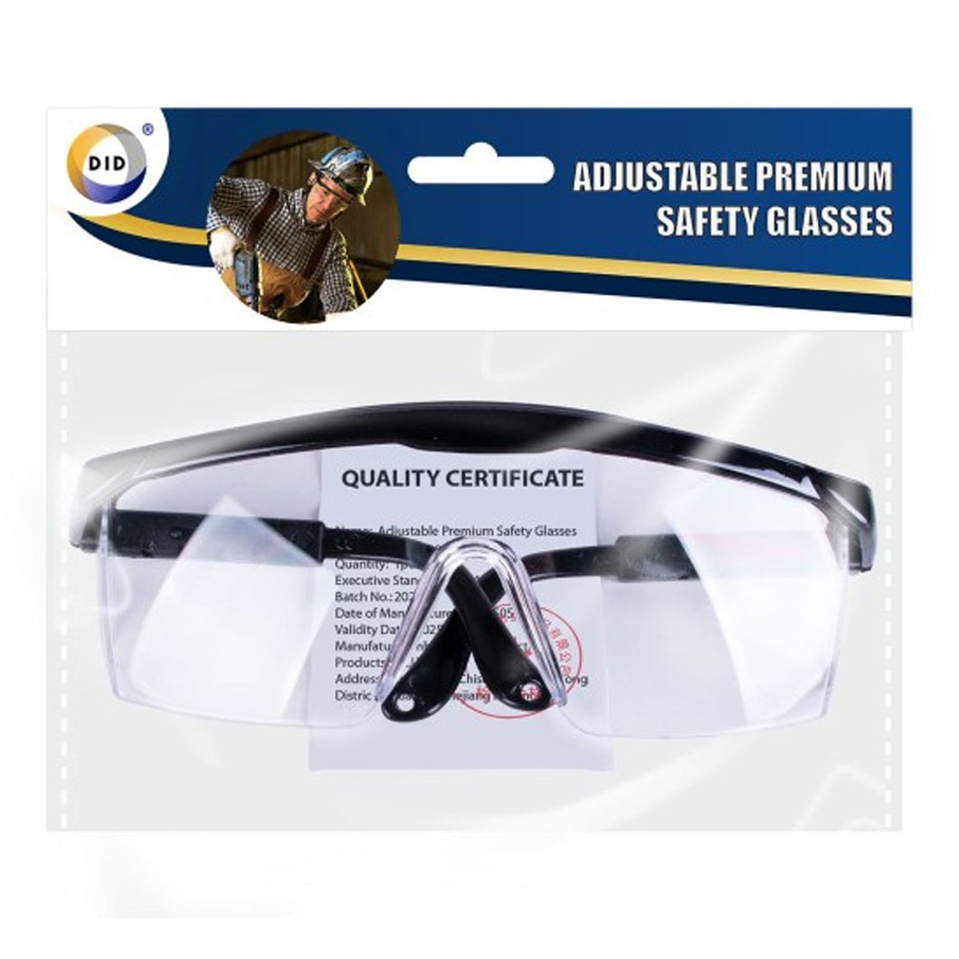 DID Premium Adjustable Safety Glasses