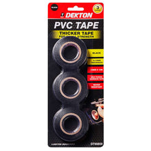 Load image into Gallery viewer, Dekton PVC Tape 13m 3 Pack
