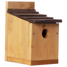 Load image into Gallery viewer, Bird Box Classic With Shingle Roof
