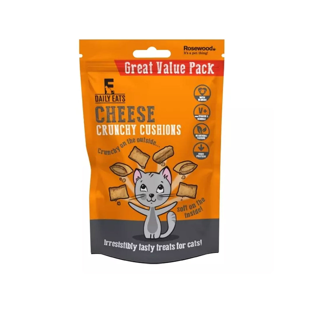 Cushions Crunchy Cheese Cat Treats Value Pack 200g