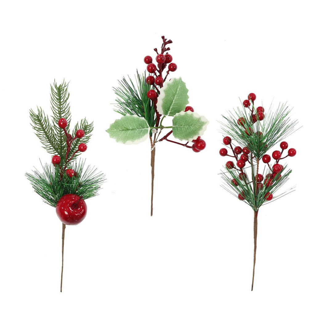 Add A Touch Of Wintertime Magic To Your Home With This Berry Pick Decorated With Green Foliage.  Crafted With A Stunning Array Of Berries And Foliage.