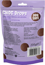 Load image into Gallery viewer, Roswood Dog Treats Choc Drops 200g
