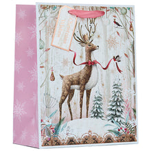 Load image into Gallery viewer, Design By Violet Illustrated Winter Stag Gift Bag