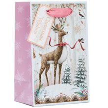 Load image into Gallery viewer, Design By Violet Illustrated Winter Stag Gift Bag