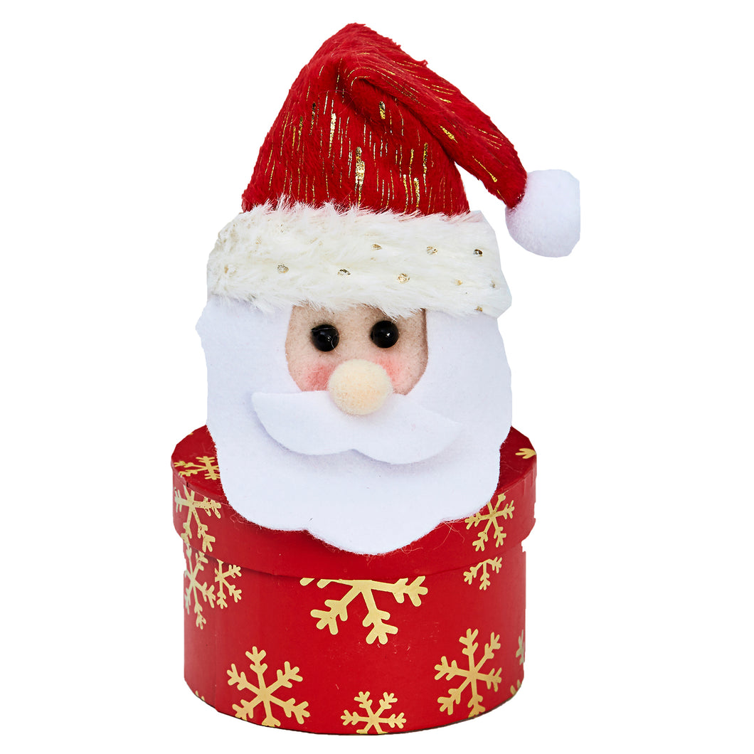 Plush Santa Gift Box 5''