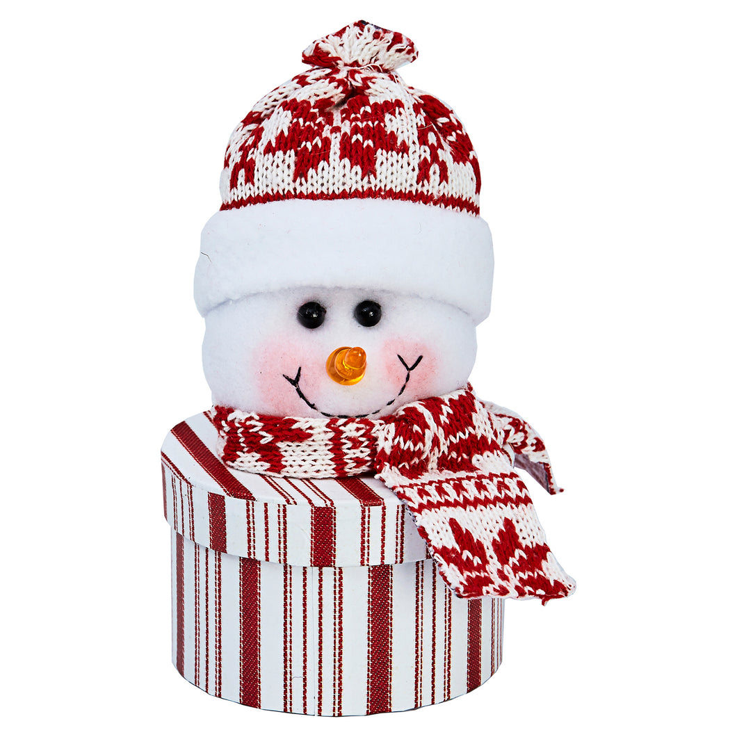 Plush Snowman Gift Box 5''