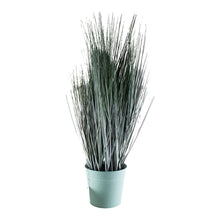 Load image into Gallery viewer, Artificial Ornamental Grass In Green Pot