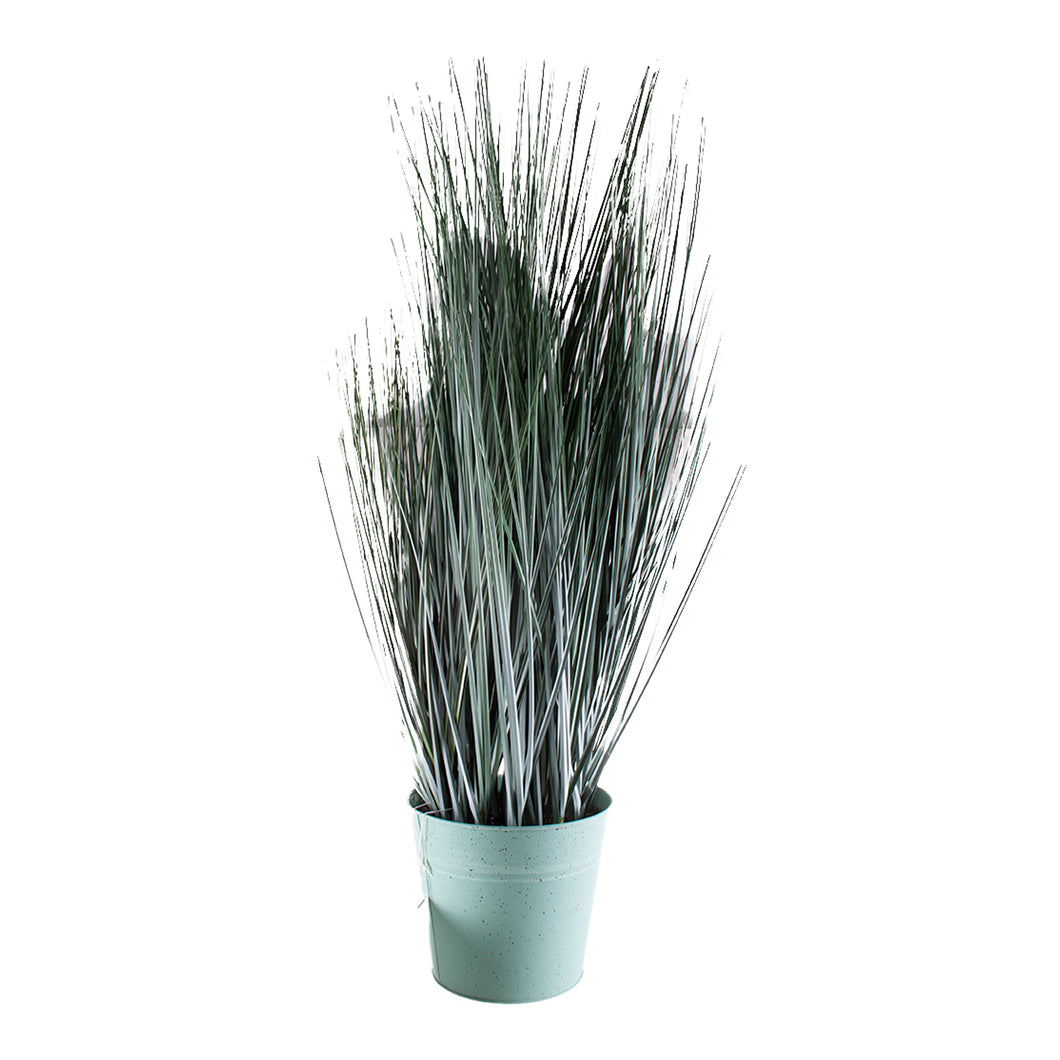 Artificial Ornamental Grass In Green Pot