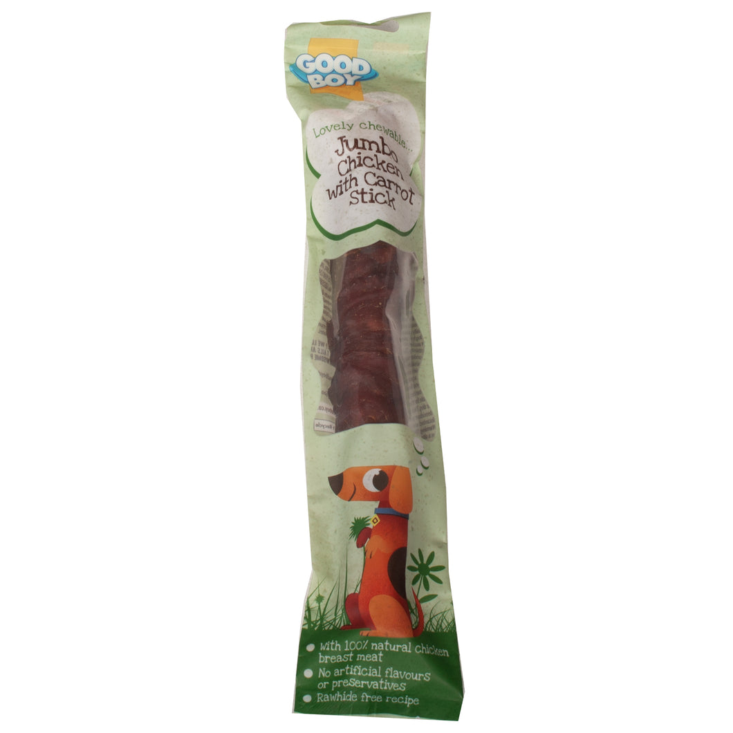 Good Boy Jumbo Chicken With Carrot Stick Dog Treat 100g
