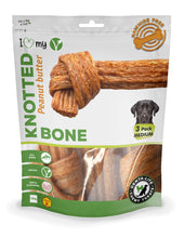 Load image into Gallery viewer, Knotted Bone Peanut Butter 3PK
