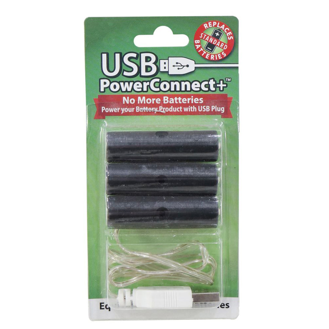 USB PowerConnect+ AA Battery Replacer 3 Pack