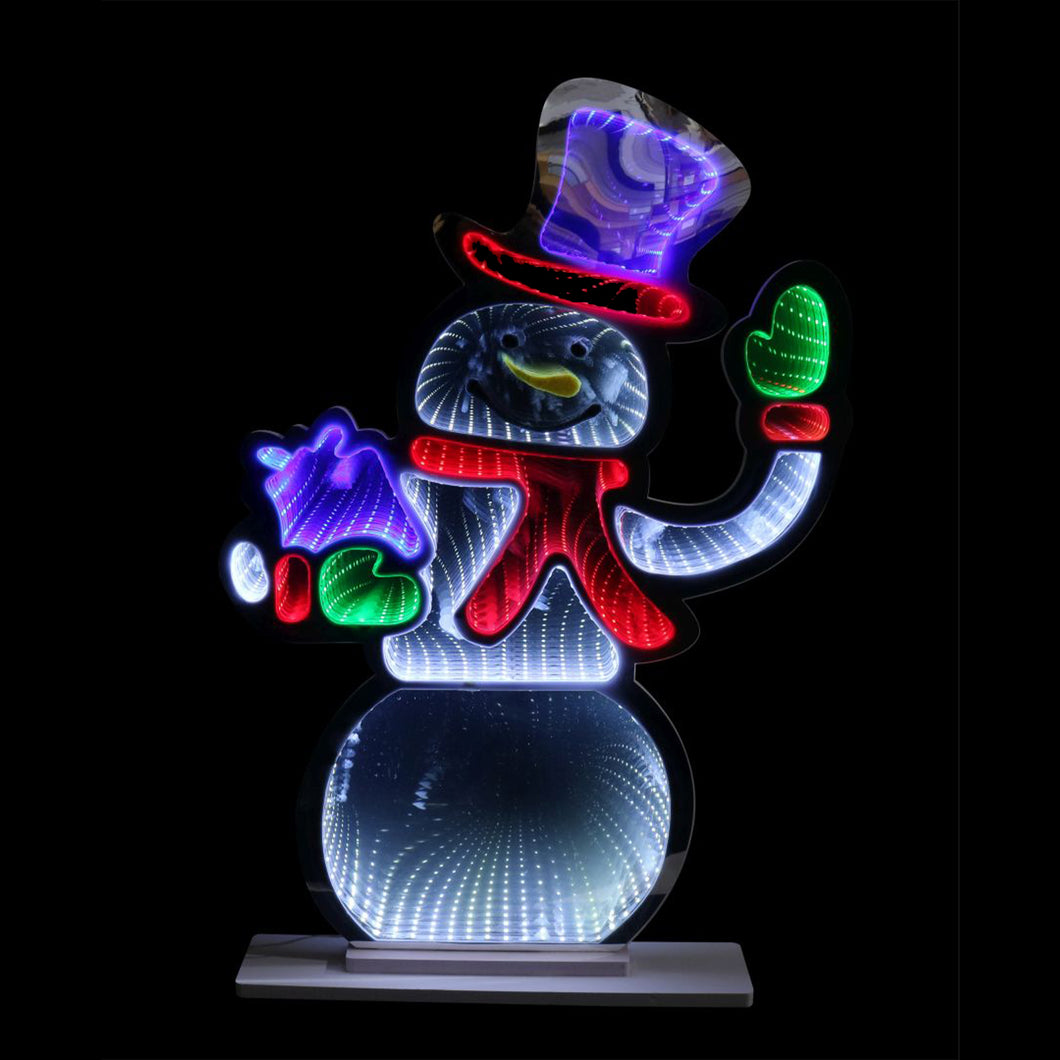 Festive Magic Infinity LED Snowman Light 55cm