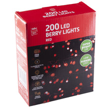 Load image into Gallery viewer, Festive Magic Super Bright LED Berry Christmas Lights
