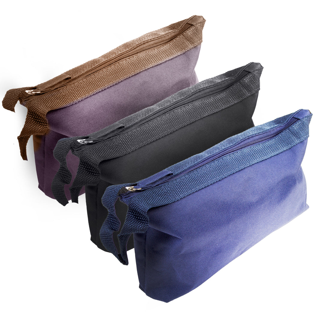 Gents Wash Toiletry Bag 3 Assorted