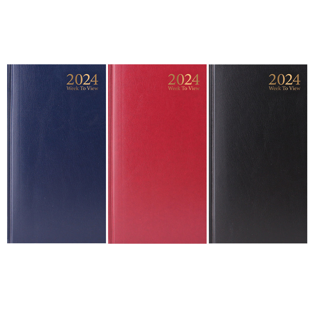 Tallon 2024 Slim Week To View Diary Assorted
