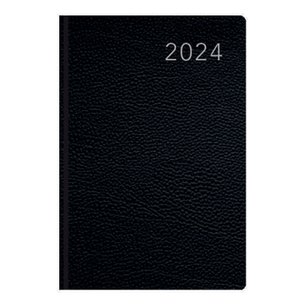 2024 Pocket Week To View Black Diary