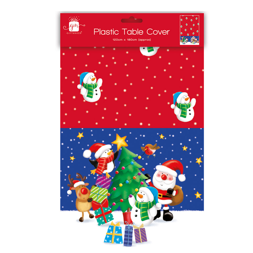 Giftmaker Kids Christmas Characters Table Cover 120cm x 180cm