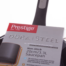 Load image into Gallery viewer, Prestige Dura Steel Saucepan 20cm 3.3L
