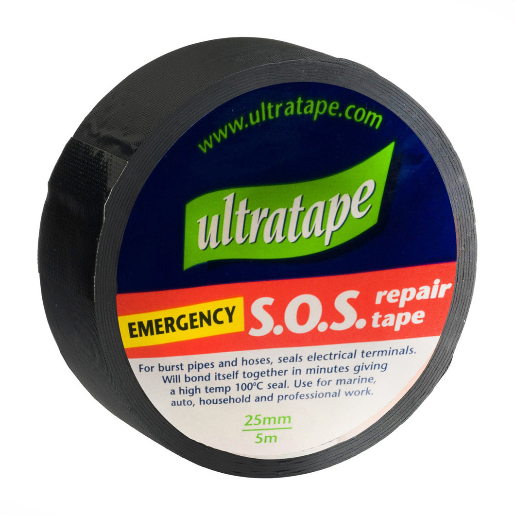 Ultratape Sos Repair Tape 25mm/5m Black