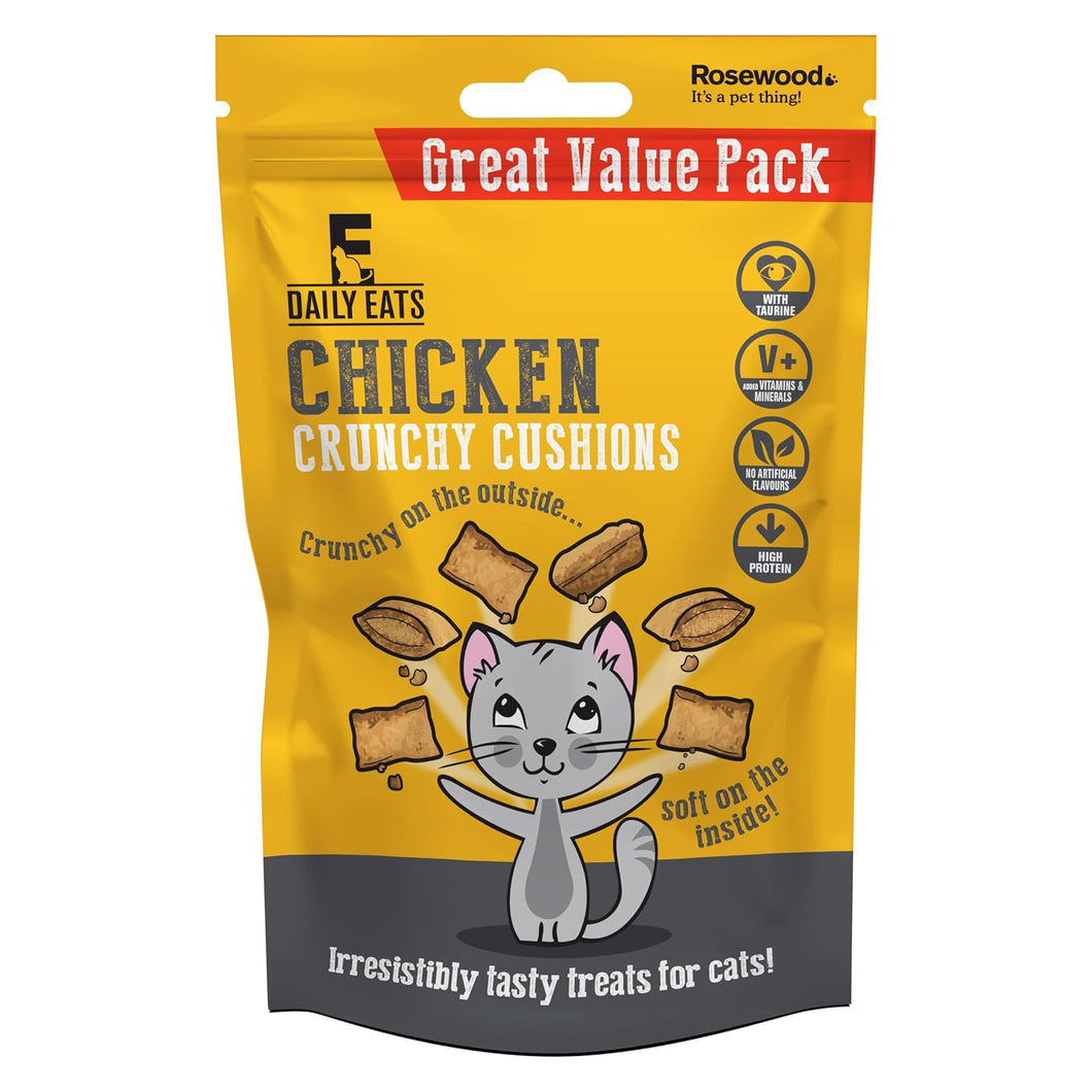 Rosewood Daily Eats Chicken Crunchy Cushion Cat Treats
