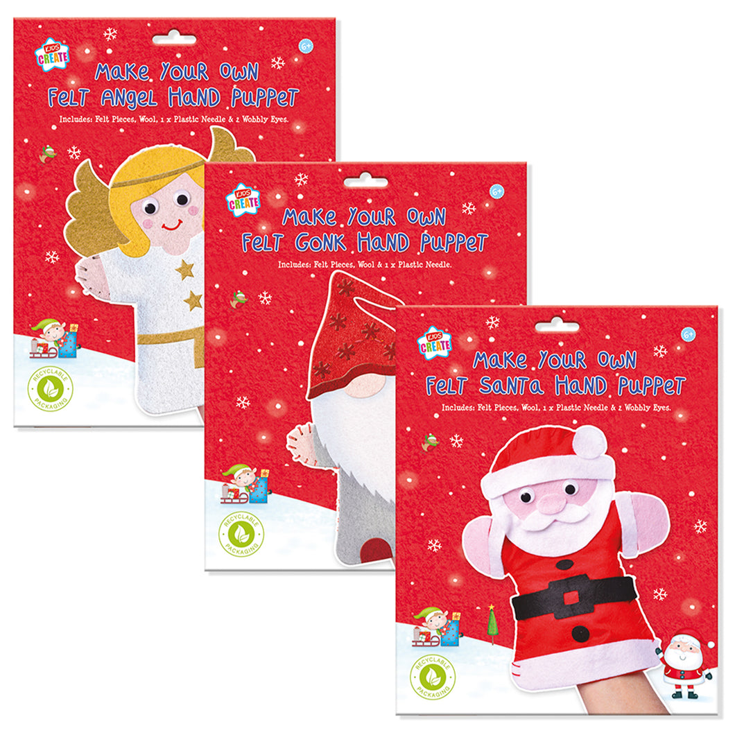 Giftmaker Make Your Own Christmas Puppet Assorted