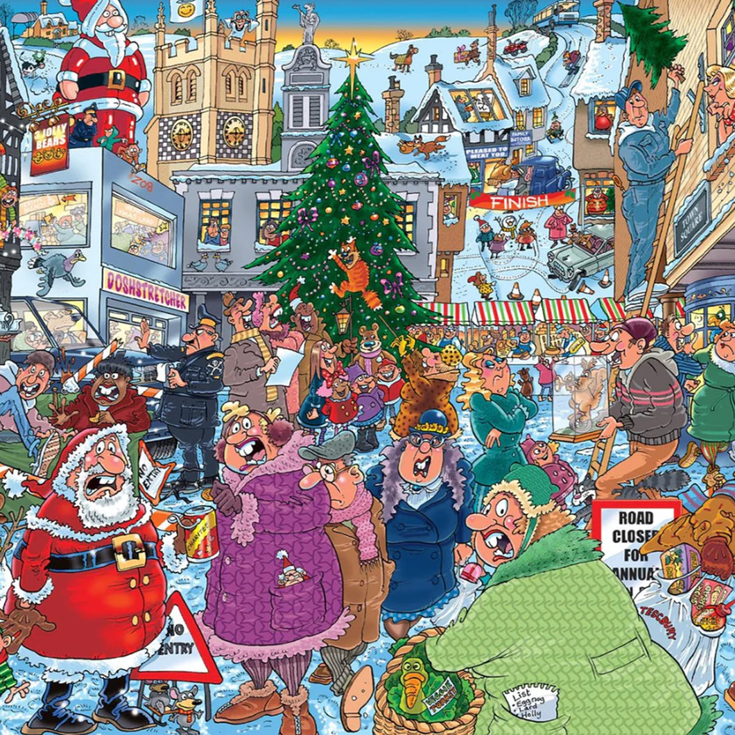 Wasgij Christmas 19 Santa Dash Jigsaw Puzzle 1000pcs