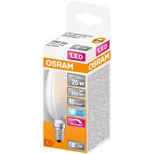 Load image into Gallery viewer, Osram Candle Light Bulb 250lm 25w
