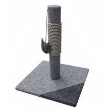 Load image into Gallery viewer, Rosewood Charcoal Felt Cat Post
