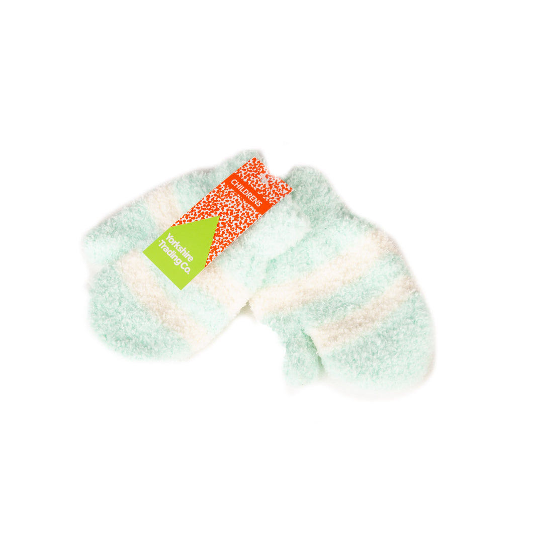 Striped Mittens for Baby
