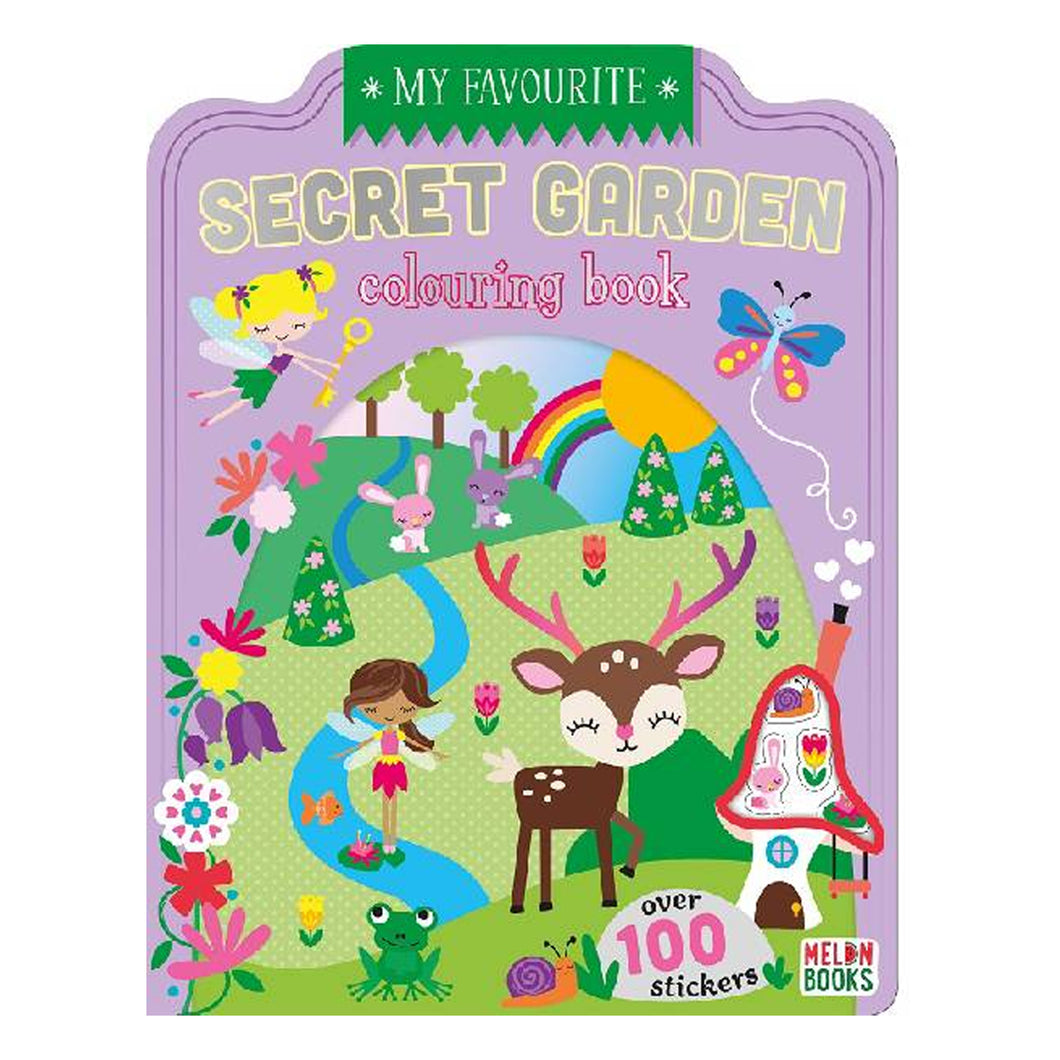 Secret Garden Colouring & Sticker Book