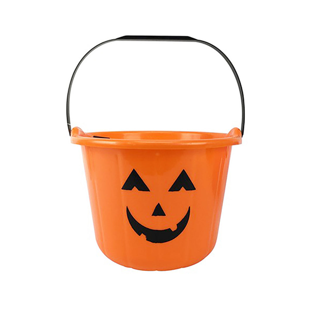 Halloween Trick Or Treat Pumpkin Bucket 18cm