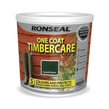 Load image into Gallery viewer, Ronseal One Coat Timbercare 5ltr Forest Green
