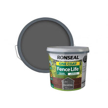 Load image into Gallery viewer, Charcoal Grey Ronseal One Coat Fence Life
